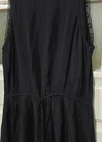 YENİ MNG Siyah Kolsuz şort Mini Tulum - Görsel 3