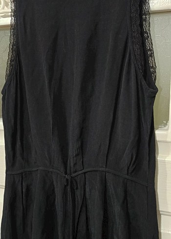 YENİ MNG Siyah Kolsuz şort Mini Tulum - Görsel 2