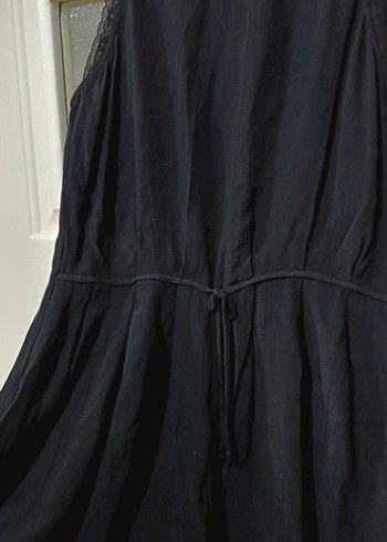 YENİ MNG Siyah Kolsuz şort Mini Tulum - Görsel 4