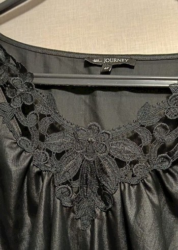 JOURNEY Parlak Siyah Deri Mini Elbise - Görsel 13