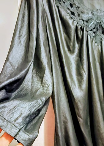 JOURNEY Parlak Siyah Deri Mini Elbise - Görsel 7