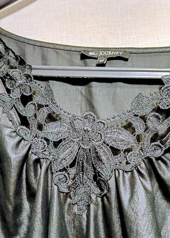 JOURNEY Parlak Siyah Deri Mini Elbise - Görsel 2