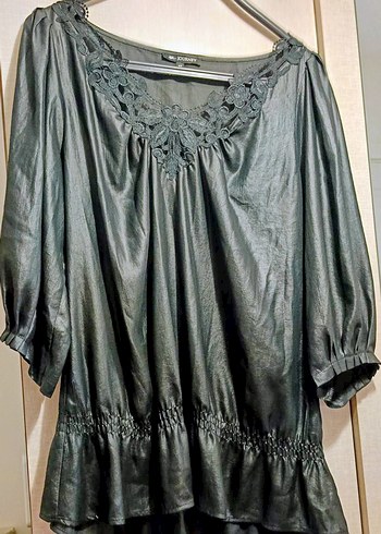 JOURNEY Parlak Siyah Deri Mini Elbise - Görsel 8