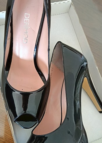 YENİ DERİMOD HAKİKİ DERİ RUGAN 38 NUMARA STİLETTO - Görsel 4