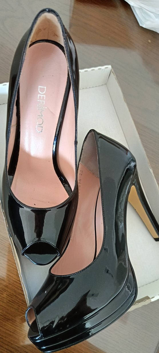 YENİ DERİMOD HAKİKİ DERİ RUGAN 38 NUMARA STİLETTO - Görsel 4