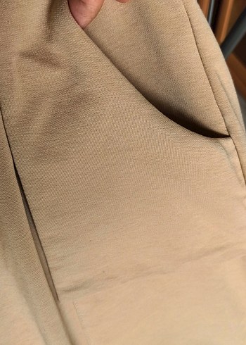 SIFIR Bej Rahat Kesim Kadın Sweatpant - Görsel 6