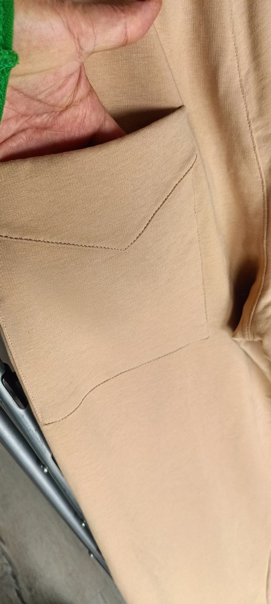 SIFIR Bej Rahat Kesim Kadın Sweatpant - Görsel 4