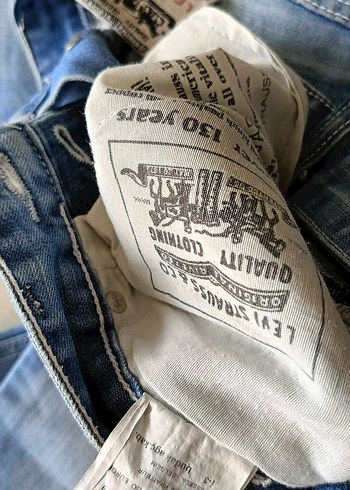 Levis Orijinal Levis Yepyeni Kadin Mavi Tarz Denim Pantolon