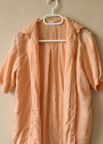 American Vintage Saf İpek Vintage Christian Dior Kolleksiyonluk Somon Gomlek