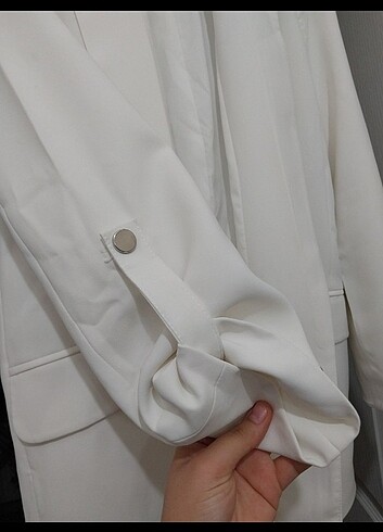 m Beden beyaz Renk blazer ceket