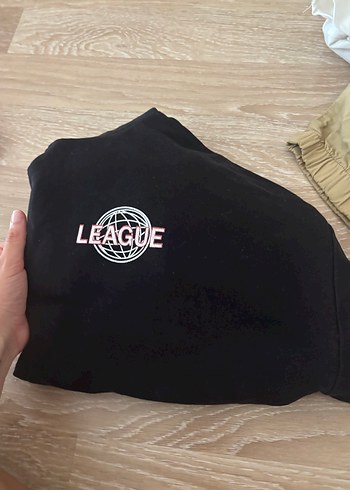 Koton Siyah Kapüşonlu Erkek Spor Sweatshirt