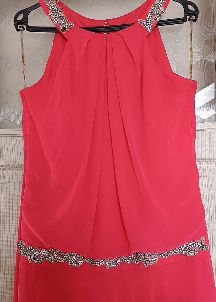 Narçiçeği XL beden uzun abiye  - Görsel 2