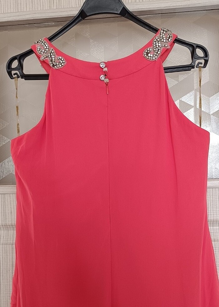 Narçiçeği XL beden uzun abiye  - Görsel 4