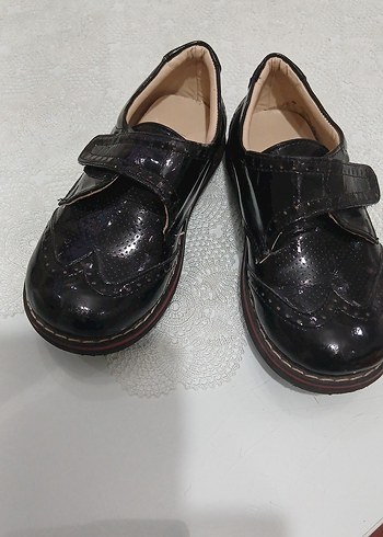 Koyu Kahverengi Yılan Desenli Tokalı Erkek Çocuk Ayakkabısı - Görsel 3