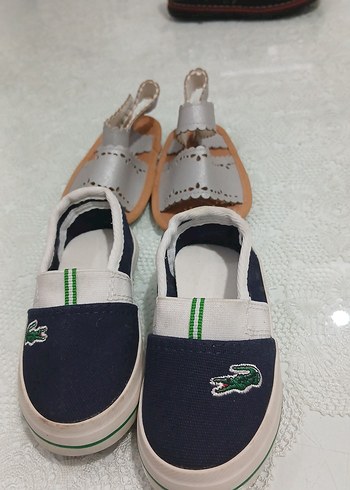 Kız Çocuk Beyaz Nakışlı Cırt Cırtlı Terlik - Görsel 4