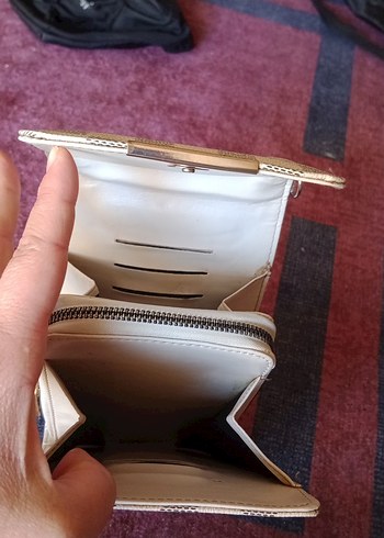 Ekose Desenli Beyaz Kadın Çapraz Çanta - Görsel 2