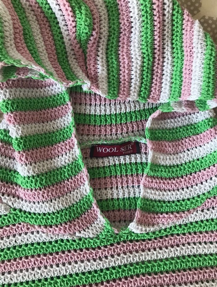 Kısa Kollu Örgü Kazak - Görsel 2