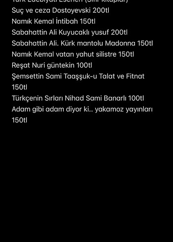 Edebiyat kitapları - Görsel 2