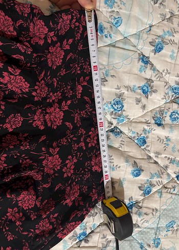 Çiçek Desenli Mini şort Etek - Görsel 4