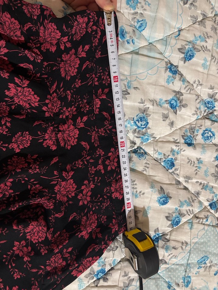 Çiçek Desenli Mini şort Etek - Görsel 4