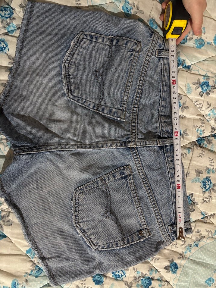 Colins Düğmeli Mini Denim Şort - Görsel 2