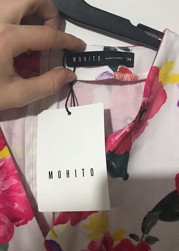 Çiçek Desenli Midi Bohem Kadın Elbise - Görsel 6