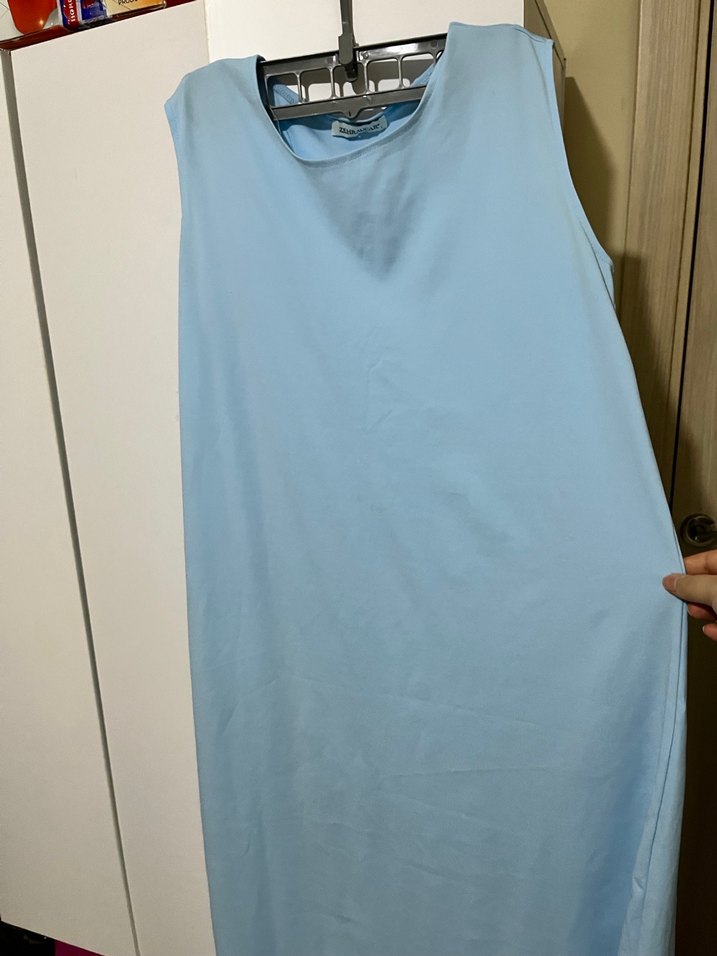 Bohem Çok Renkli Uzun Salaş Elbise - Görsel 5