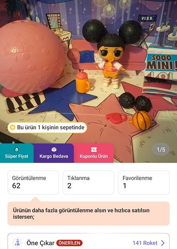 Beden 2 Adet LoL bebekler