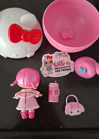 Beden Renk LOL Bebek ve Hello Kitty Figür Seti