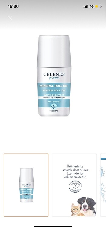 celenes roll-on deodorant