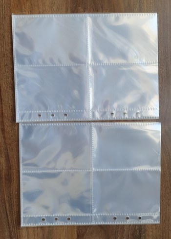  Beden Renk A5 Mor Macaron Binder ve 10 adet sayfa