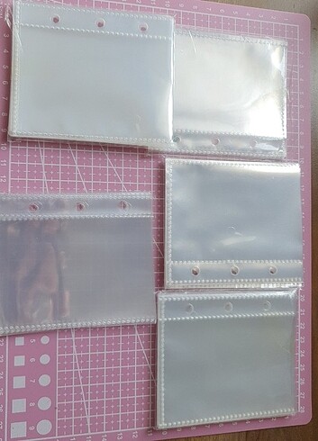 Beden A8 Sarı Macaron binder ve binder sayfası