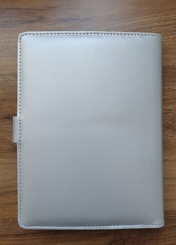  A5 Gri Kurdeleli Macaron Binder 
