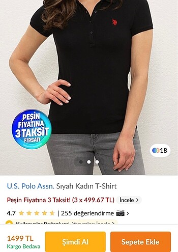 Polo yaka kadın tişört