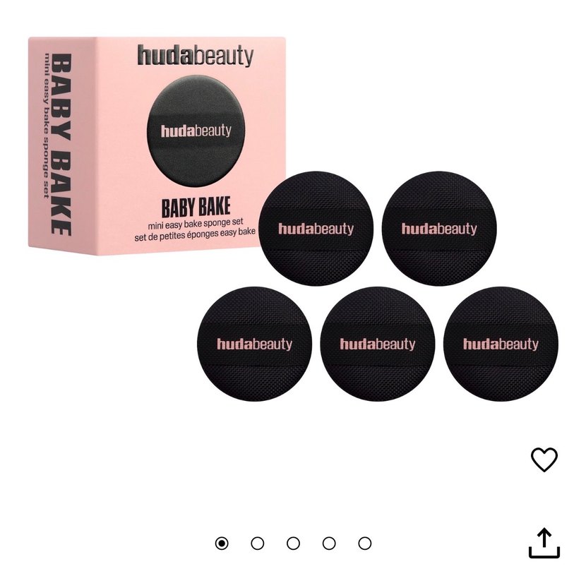 Huda Beauty Baby Bake Mini Sünger Seti Siyah - Görsel 2