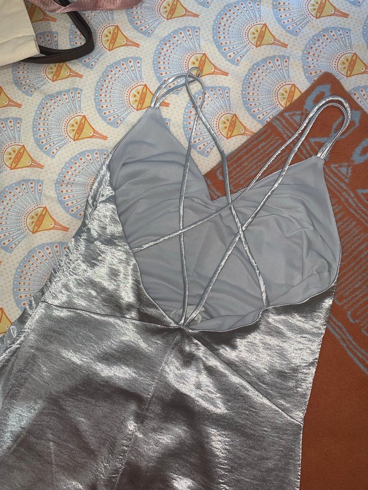 Parlak abiye elbise - Görsel 2