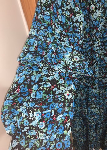 Fırfırlı abiye elbise - Görsel 5