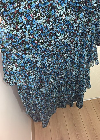 Fırfırlı abiye elbise - Görsel 3