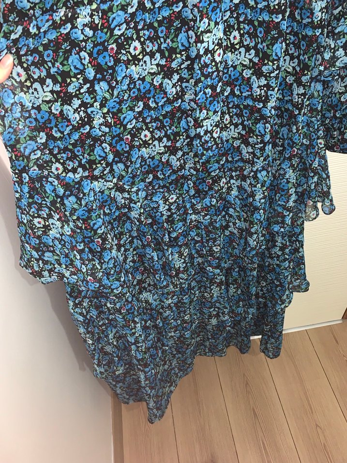 Fırfırlı abiye elbise - Görsel 3