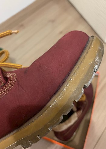 Bordo Kadın Süet Dolgu Topuklu Bot - Görsel 9