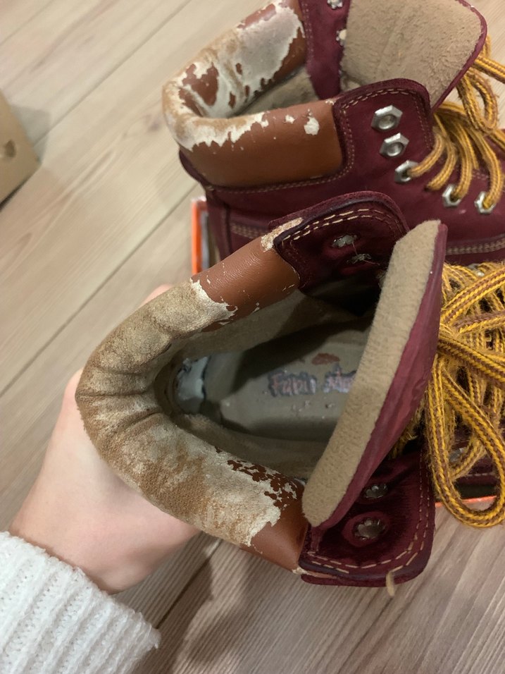 Bordo Kadın Süet Dolgu Topuklu Bot - Görsel 5