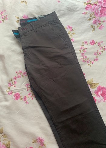 Erkek Kahverengi Rahat Kesim Pantolon - Görsel 3