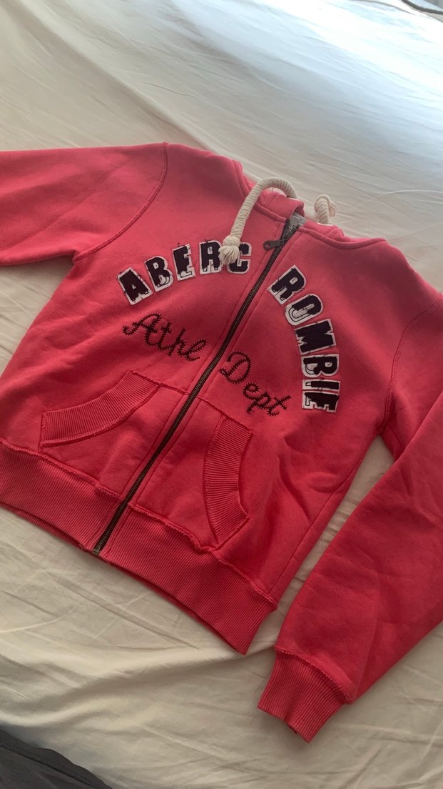 Pembe Fermuarlı Sweatshirt - Görsel 2