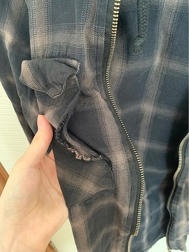 l/xl Beden Kapüşonlu gömlek