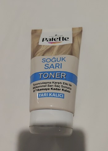 Palette Soğuk Sarı Yarı Kalıcı Toner