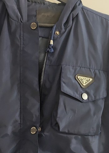 Erkek Lacivert Düğmeli Street Wear Mont - Görsel 2