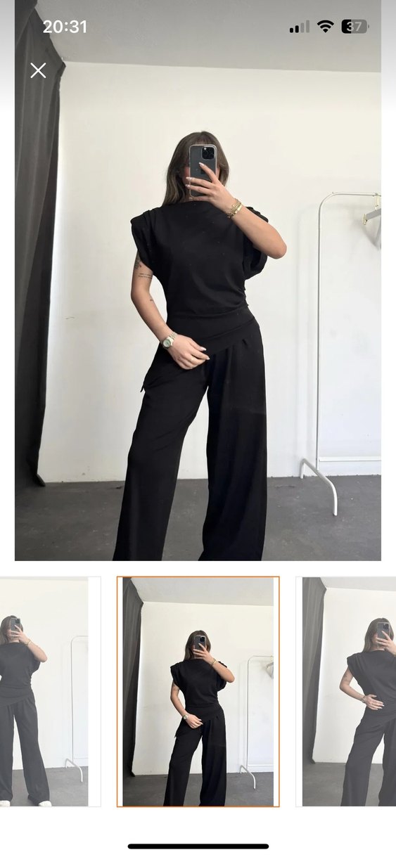 Siyah Kadın İkili Takım - Görsel 2