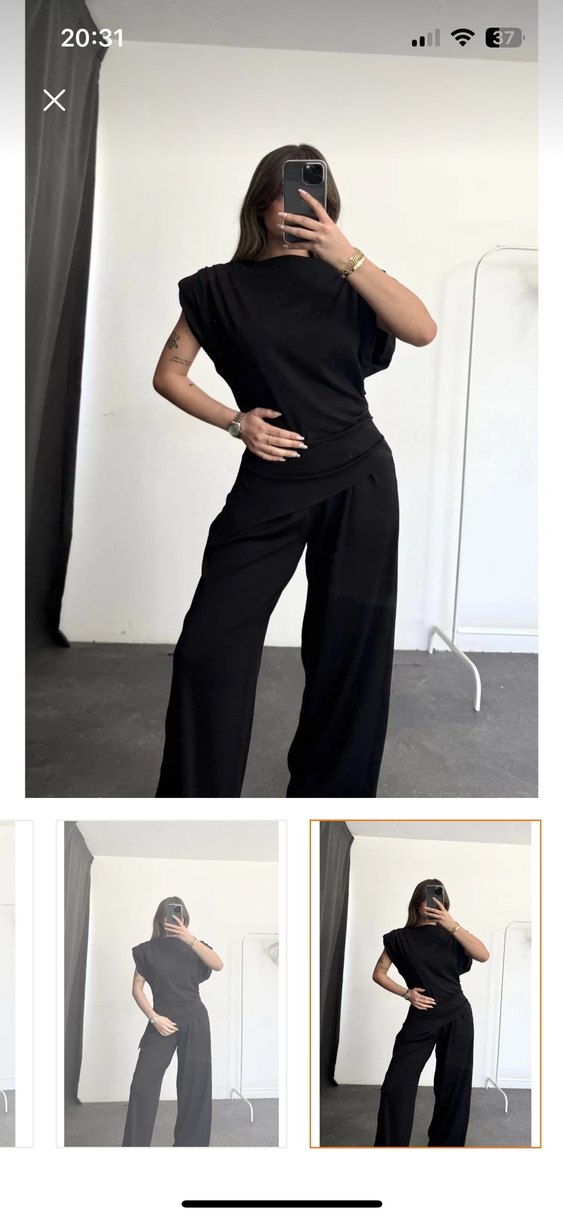 Siyah Kadın İkili Takım - Görsel 3