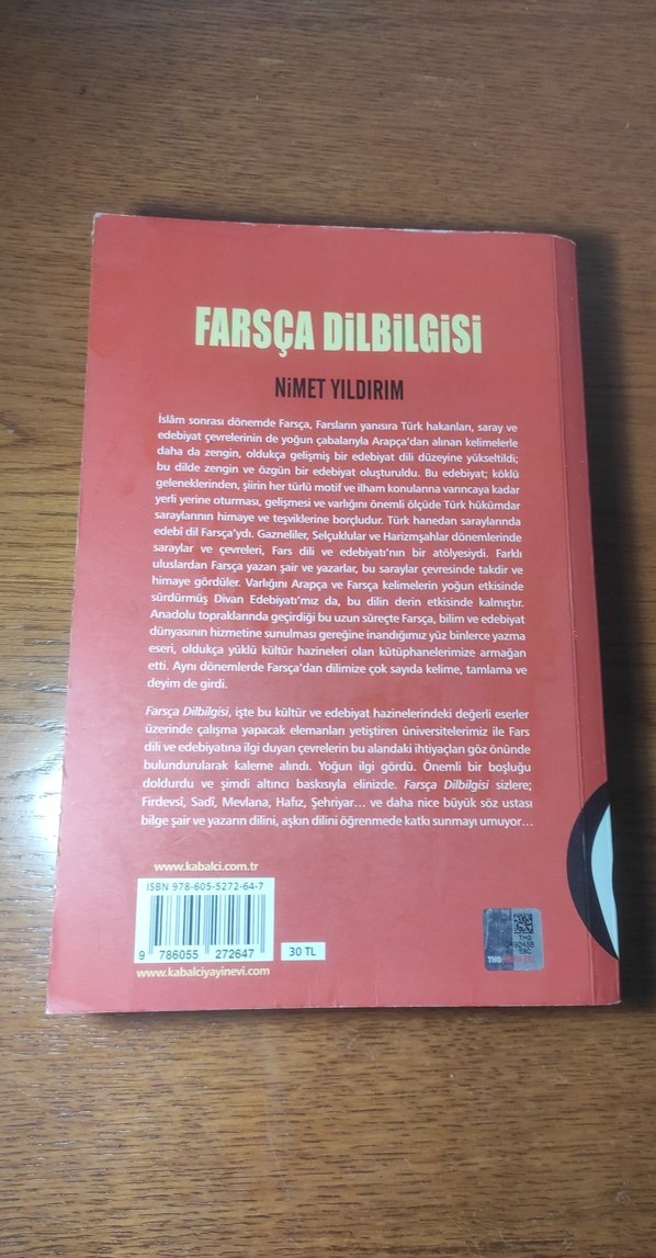 Farsça Dilbilgisi - Nimet Yıldırım - Görsel 2