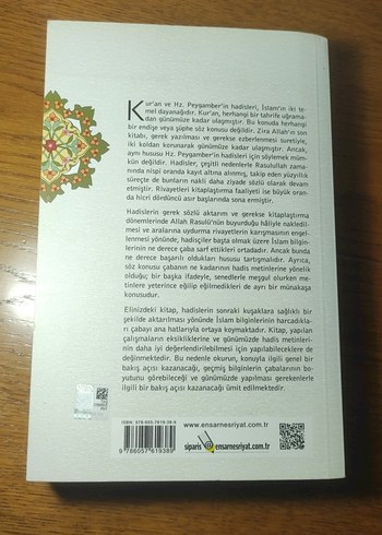 Hadiste Metin Tenkidi - Enbiya Yıldırım - Görsel 2